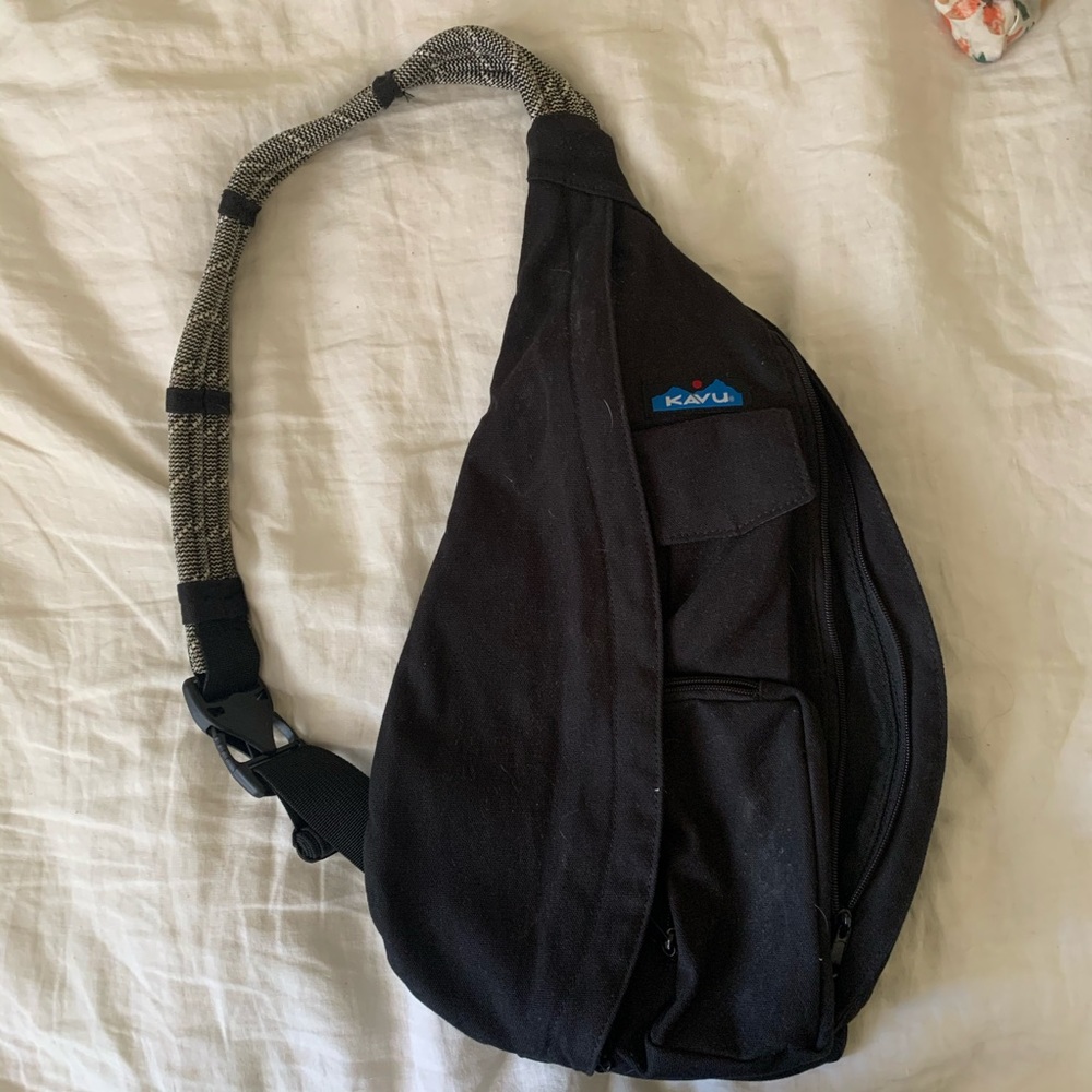 Black Kavu sling rope pack